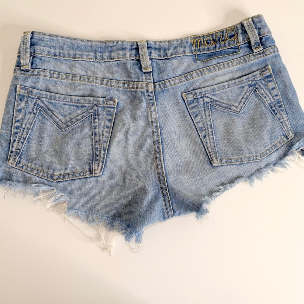 Y2k Marc Jacobs mini low-waist denim shorts